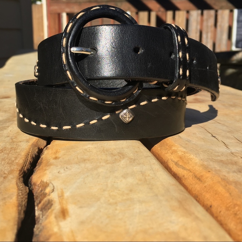 🌷Brighton🌷Black Leather Belt
